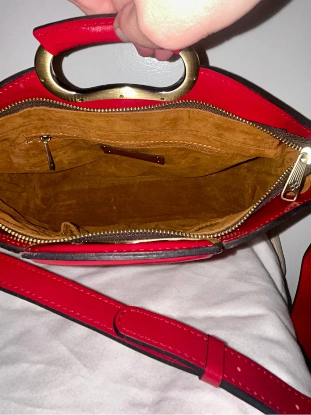 Patricia Nash Valletta Floral Embossed Satchel Bag. RARE!  Sold out everywhere - Picture 7 of 9
